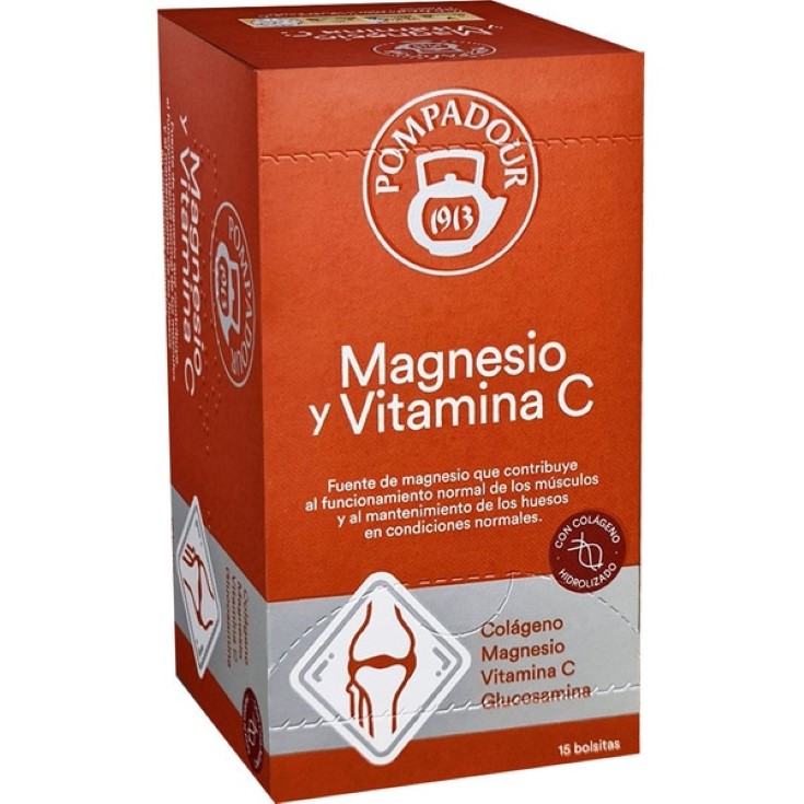 Infusión de magnesio y vitamina C Pompadour - 92g Infusión de magnesio y vitamina C Pompadour - 92g