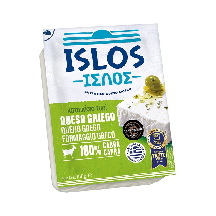 Queso griego de cabra 100% elaborado con leche pasteurizada 