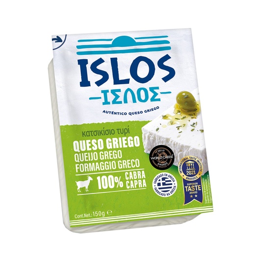 Queso griego de cabra 100% elaborado con leche pasteurizada 