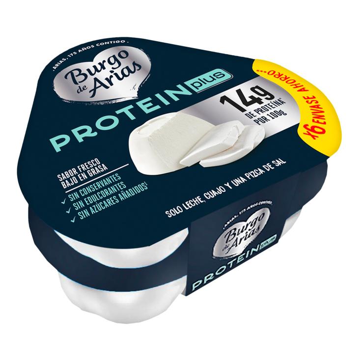 Queso fresco con proteinas Burgo de Arias - 4x70g