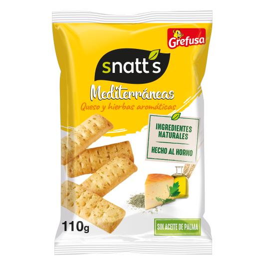 Snacks Mediterráneas queso y hierbas aromáticas 110g