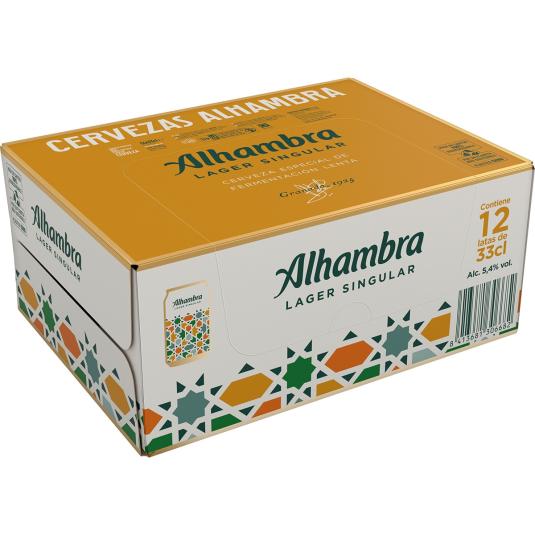 Cerveza Especial - Alhambra - 12x33cl