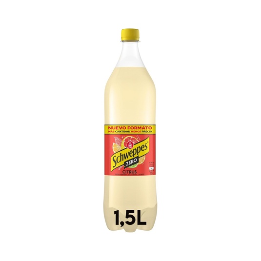Refresco citrus con gas 100% aromas naturales botella 1,5 l