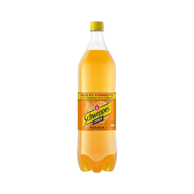 Refresco de naranja con gas zero 1,5L