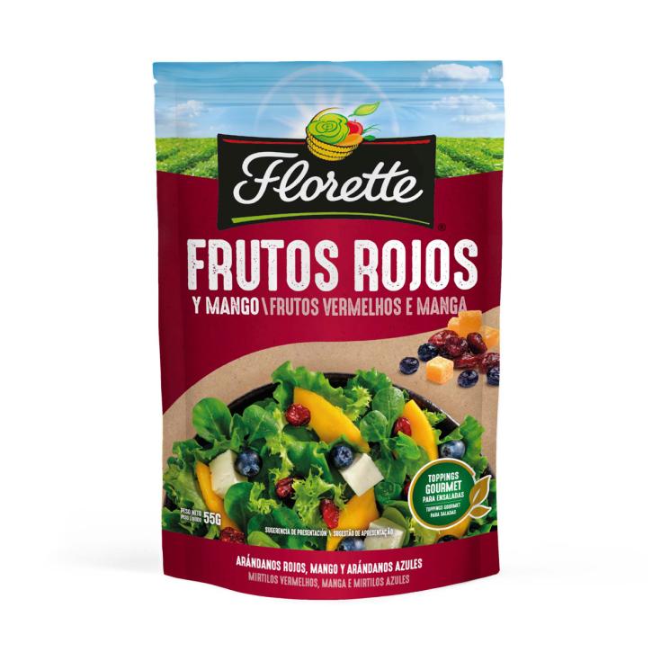 Frutos rojos y mango Florette - 55g