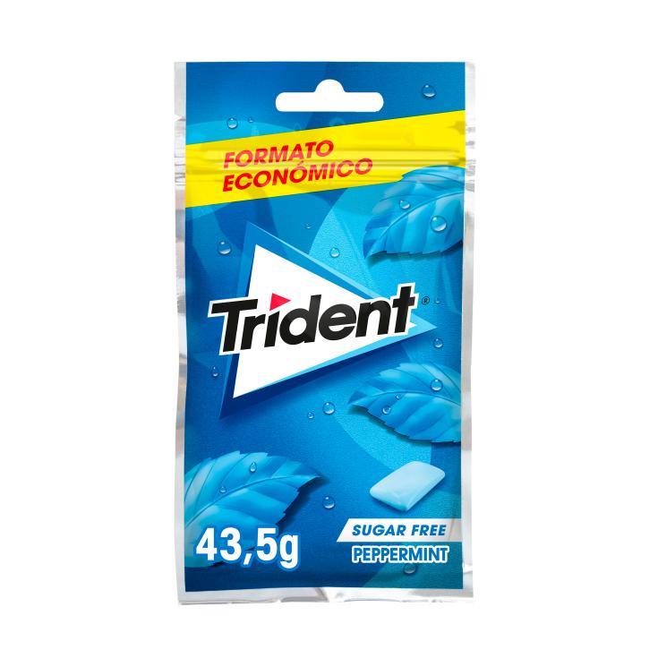 Chicle menta sin azúcar Trident - 43,5g