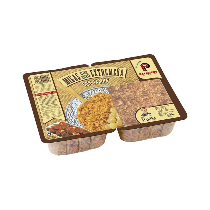 migas extremeñas con jamón pack 2 x 250 g