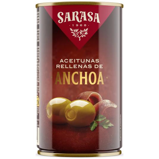Aceitunas verdes rellenas de anchoa 150g