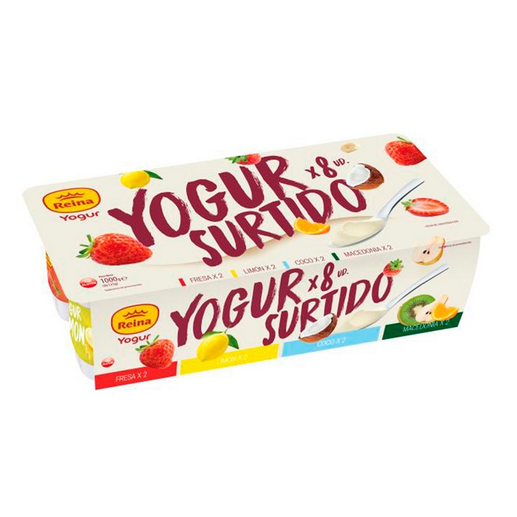 Yogur sabores surtidos - Reina - 8x125g