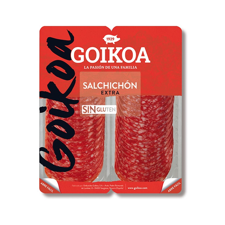 Lonchas Bipack 2 X 90 g Salchichón Extra Goikoa