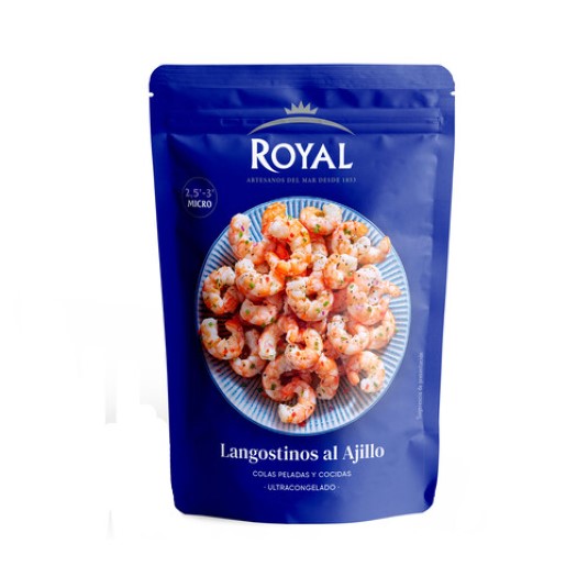 Langostinos al ajillo Royal - 125g