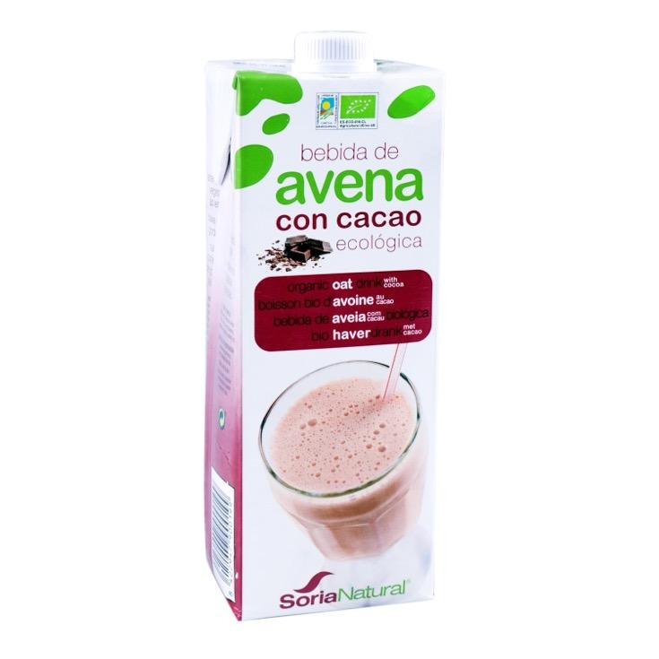 Bebida de avena y cacao ecológica 1l
