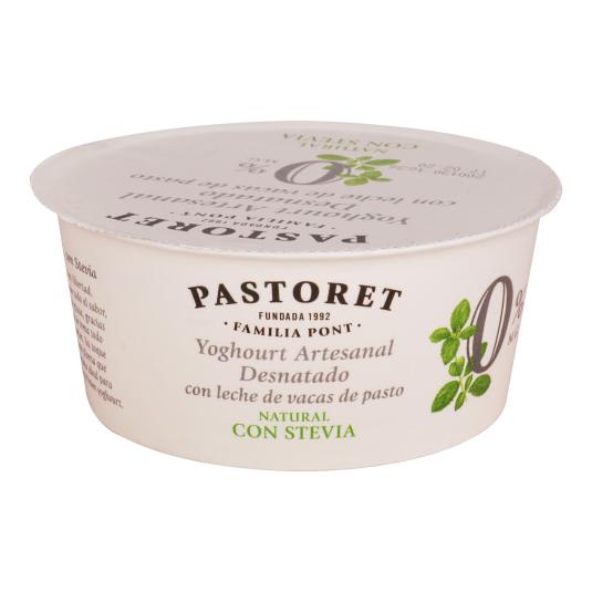 Yogur Artesanal 0% Natural con Stevia 125g
