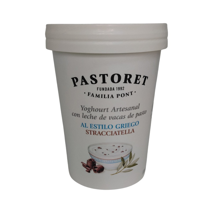 Yogur griego con stracciatella Pastoret - 500g
