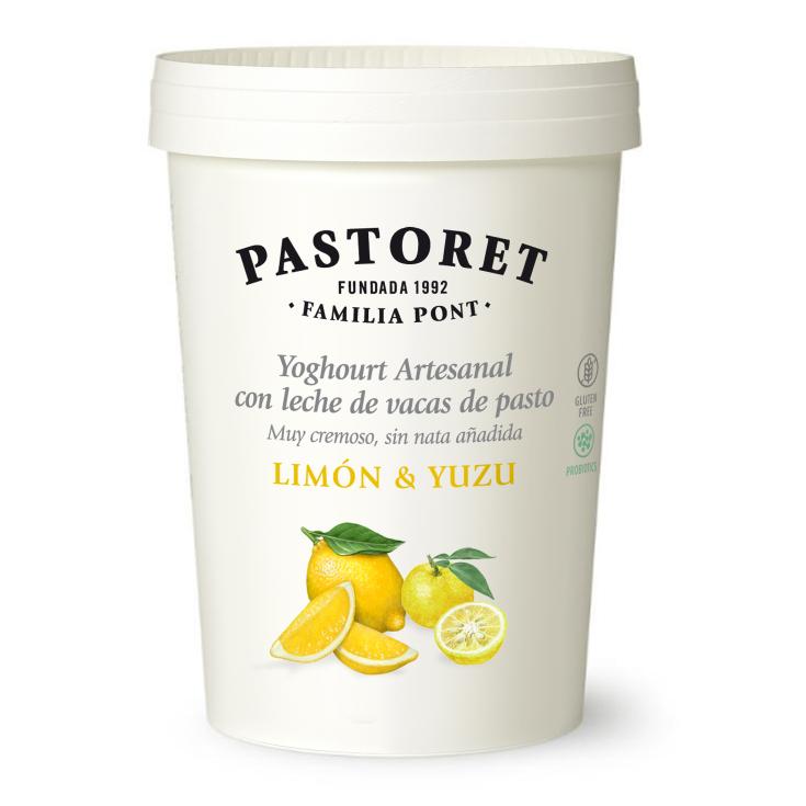 Yogur cremoso de limón y yuzu Pastoret - 500g