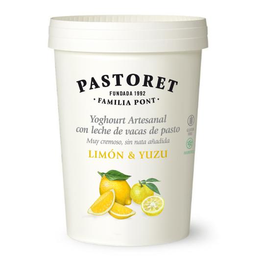 Yogur cremoso de limón y yuzu Pastoret - 500g