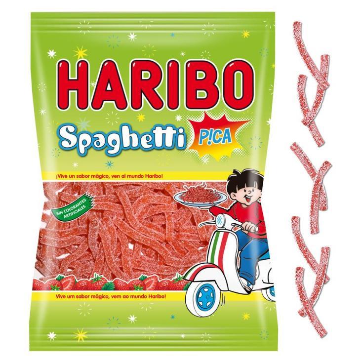 Spaguetti Pica sabor fresa - Haribo - 150g