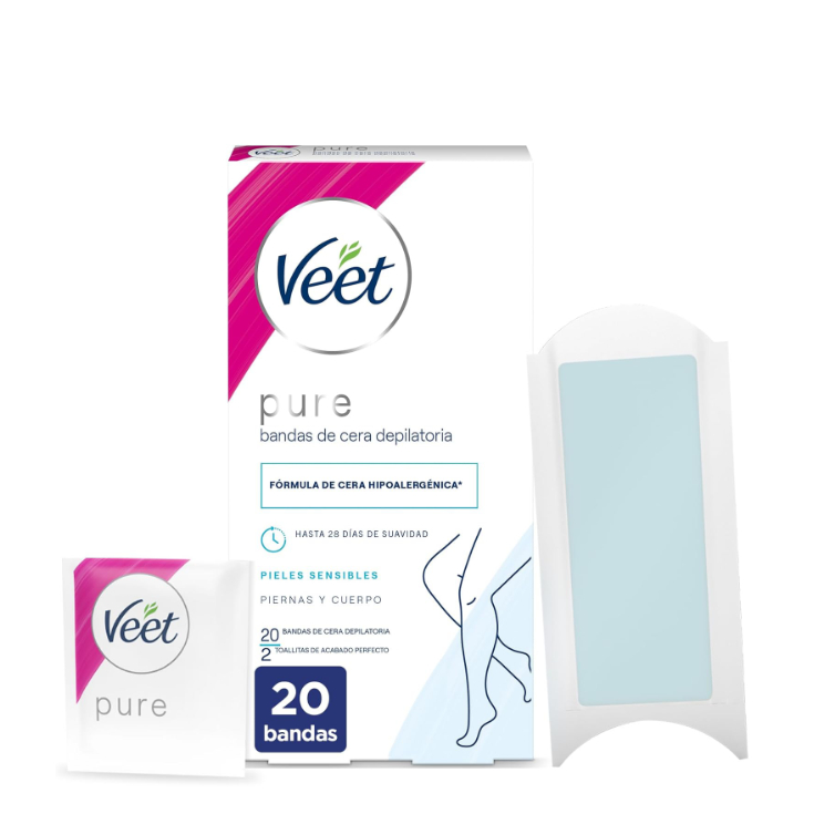 Bandas de cera fría depilatoria para depilación corporal Bandas de cera fría depilatoria para depilación corporal