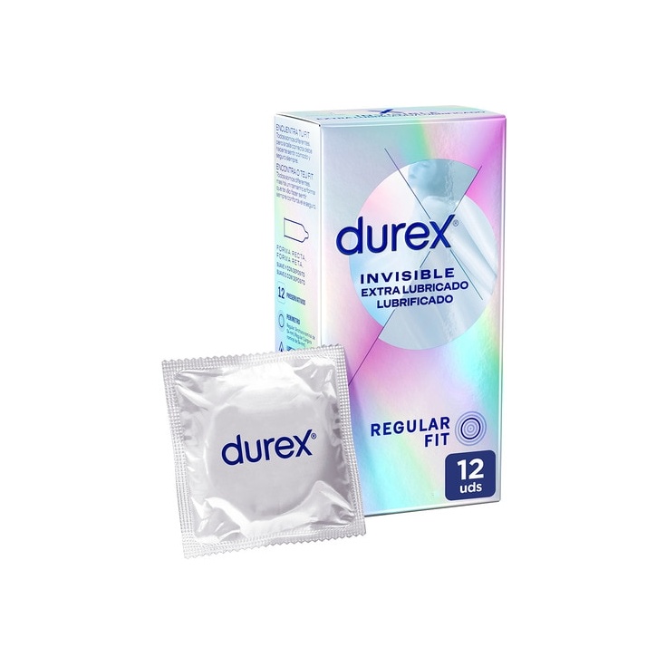 Preservativo Invisible súper fino extra sensitivo Extra Lubr