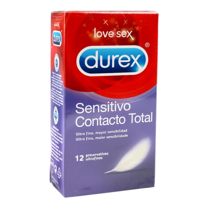 Preservativos sensitivo contacto tota 12 uds