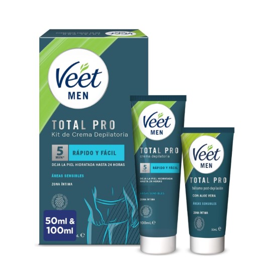 Kit de depilación de hombres para zonas intimas del cuerpo