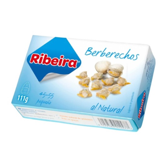 Berberechos al natural Ribeira - 63g