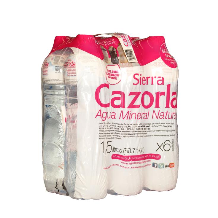 Agua mineral natural Sierra Cazorla - 6x1,5l Agua mineral natural Sierra Cazorla - 6x1,5l