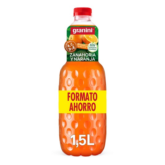 Néctar Naranja y Zanahoria Granini - 1,5l