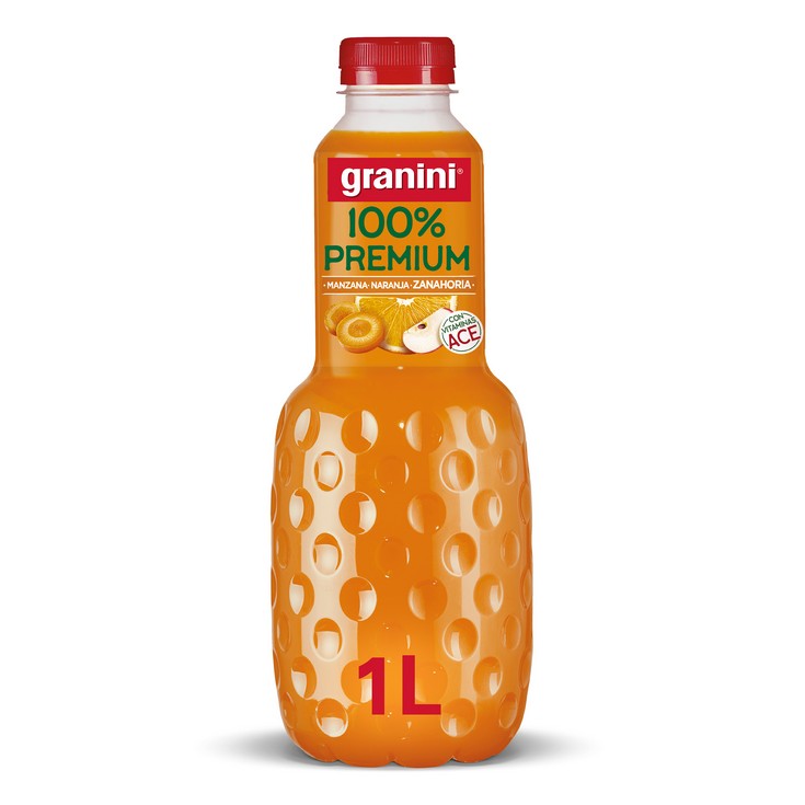 Zumo mandarina, naranja y zanahoria Granini - 1l