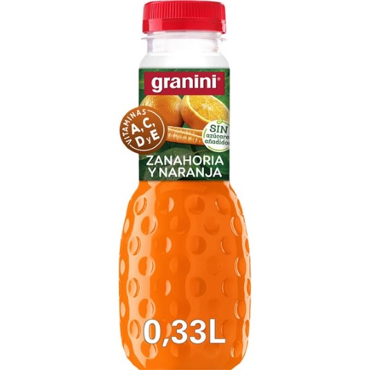 Zumo de naranja y zanahoria Granini - 33cl