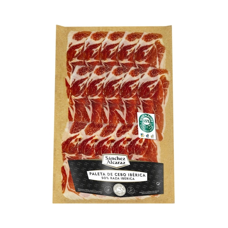 Paleta de cebo ibérica 50% raza ibérica en lonchas 150g