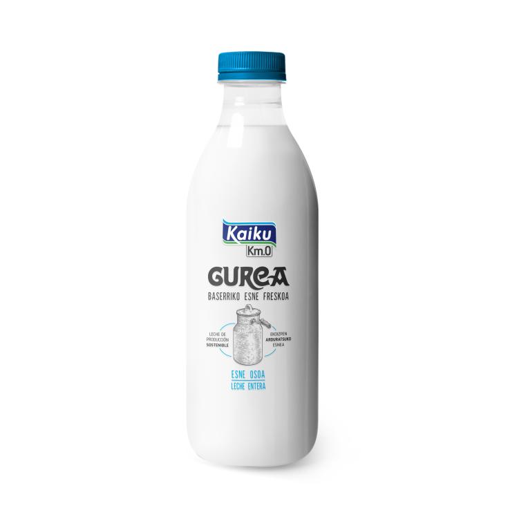 Leche fresca entera de caserío - Kaiku - 1l
