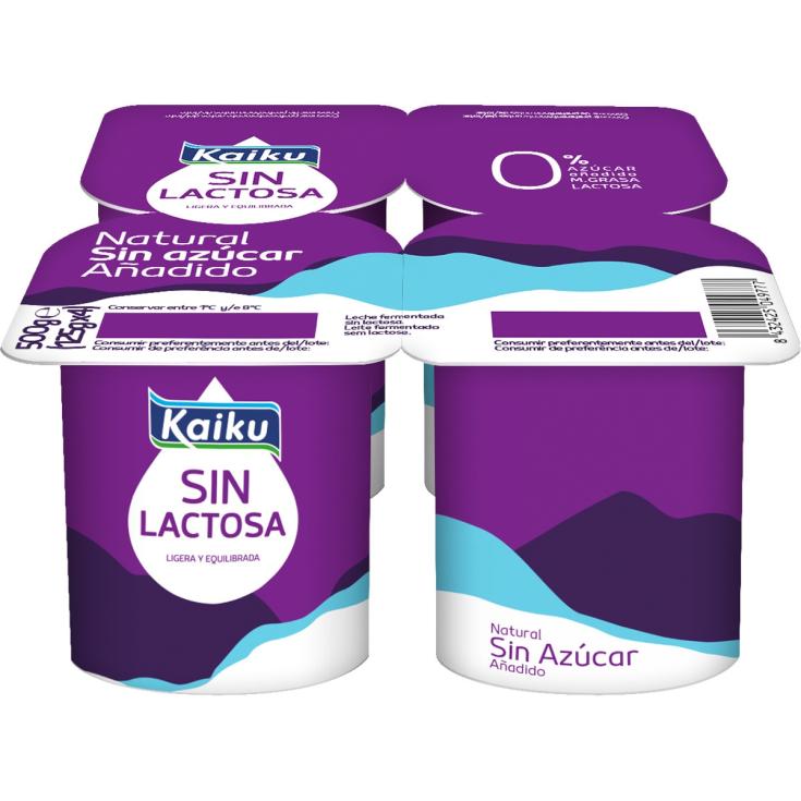 Yogur Natural sin lactosa 4x125g
