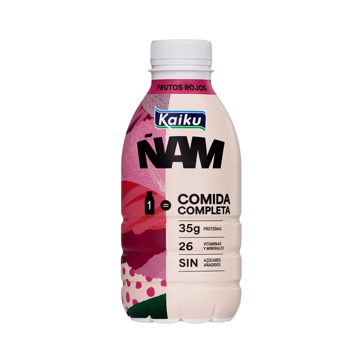 ÑAM frutos rojos 1 comida completa 35g proteínas 26 vitami