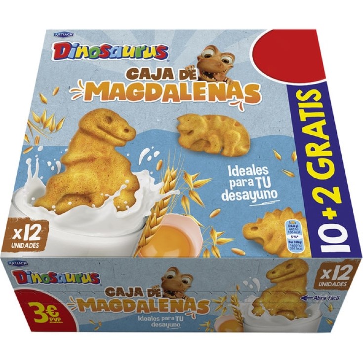 Magdalenas de Dinosaurus - 12 uds