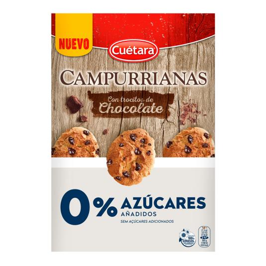 Galletas con trocitos de chocolate Campurrianas Cuétara 200g