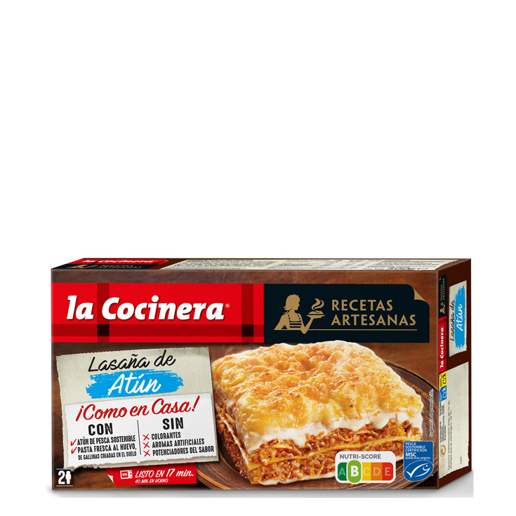 Lasaña de atún - La Cocinera - 500g Lasaña de atún - La Cocinera - 500g