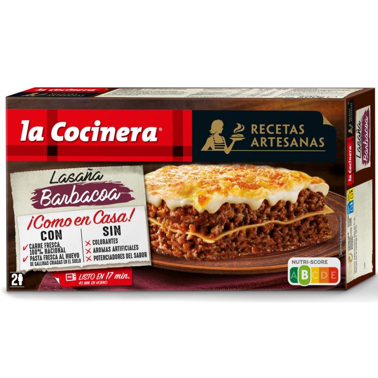 Lasaña barbacoa - La Cocinera - 500g