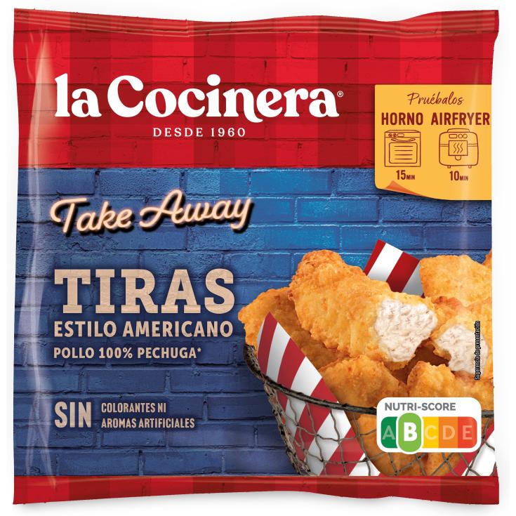 Tiras de pollo estilo Americano - 360g