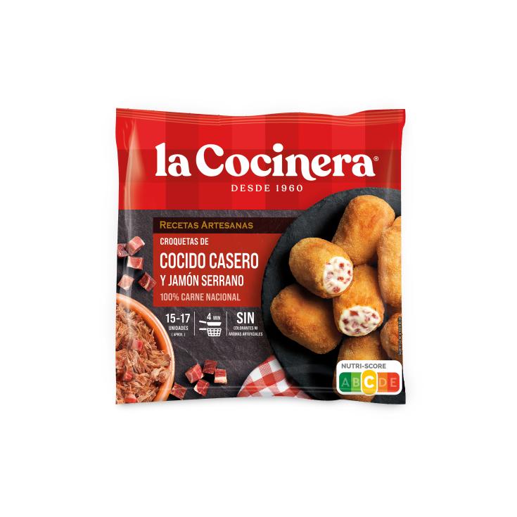 Croquetas de cocido casero con jamón serrano - 500g Croquetas de cocido casero con jamón serrano - 500g
