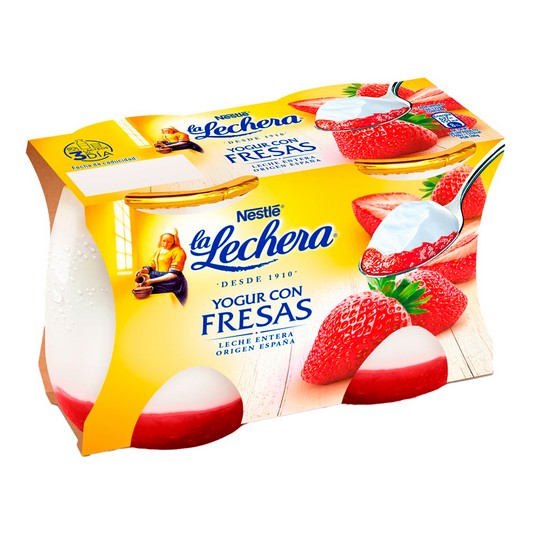 Yogur con Fresas 2x125g