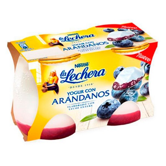 Yogur con Arándanos - La Lechera - 2x125g
