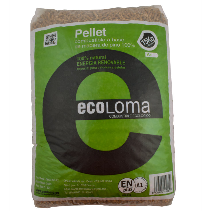 SACO PELLET ECOLOMA 15 KG