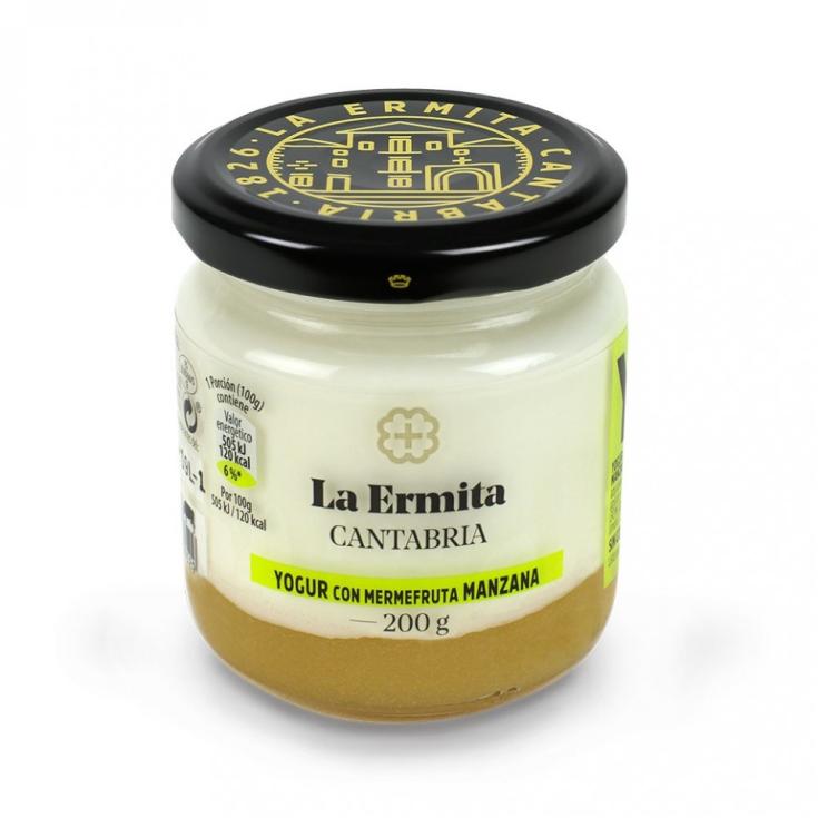 Yogur con mermelada de manzana La Ermita - 200g