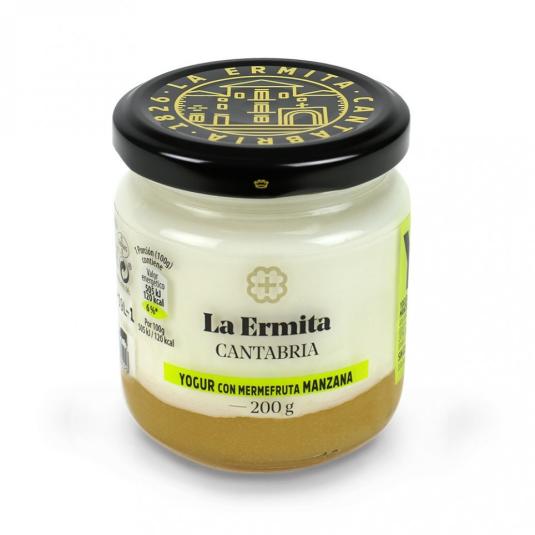 Yogur con mermelada de manzana La Ermita - 200g