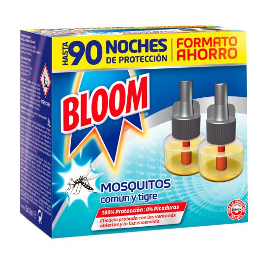 Insecticida volador eléctrico antimosquitos - Bloom - 2x18ml