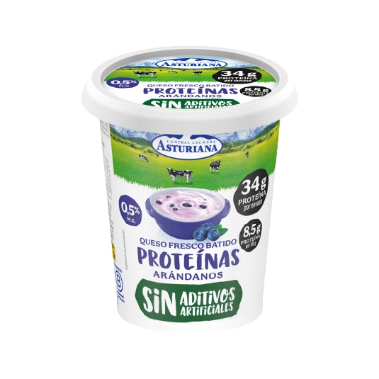 Queso Fresco Batido Proteico con Arándanos 400g 