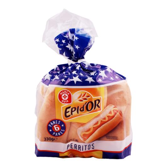 Pan para Perritos Calientes 330g