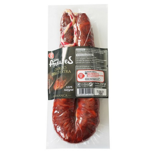 Chorizo extra sarta sin aditivos - Marca Guia - 250g