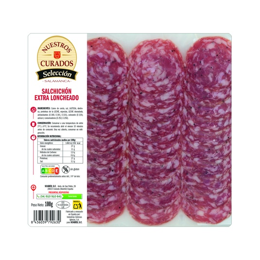 Salchichón Extra Nuestros Curados 100 g